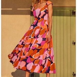 Mister Zimi Gabrielle Vibrant Multicolor Women's Dress